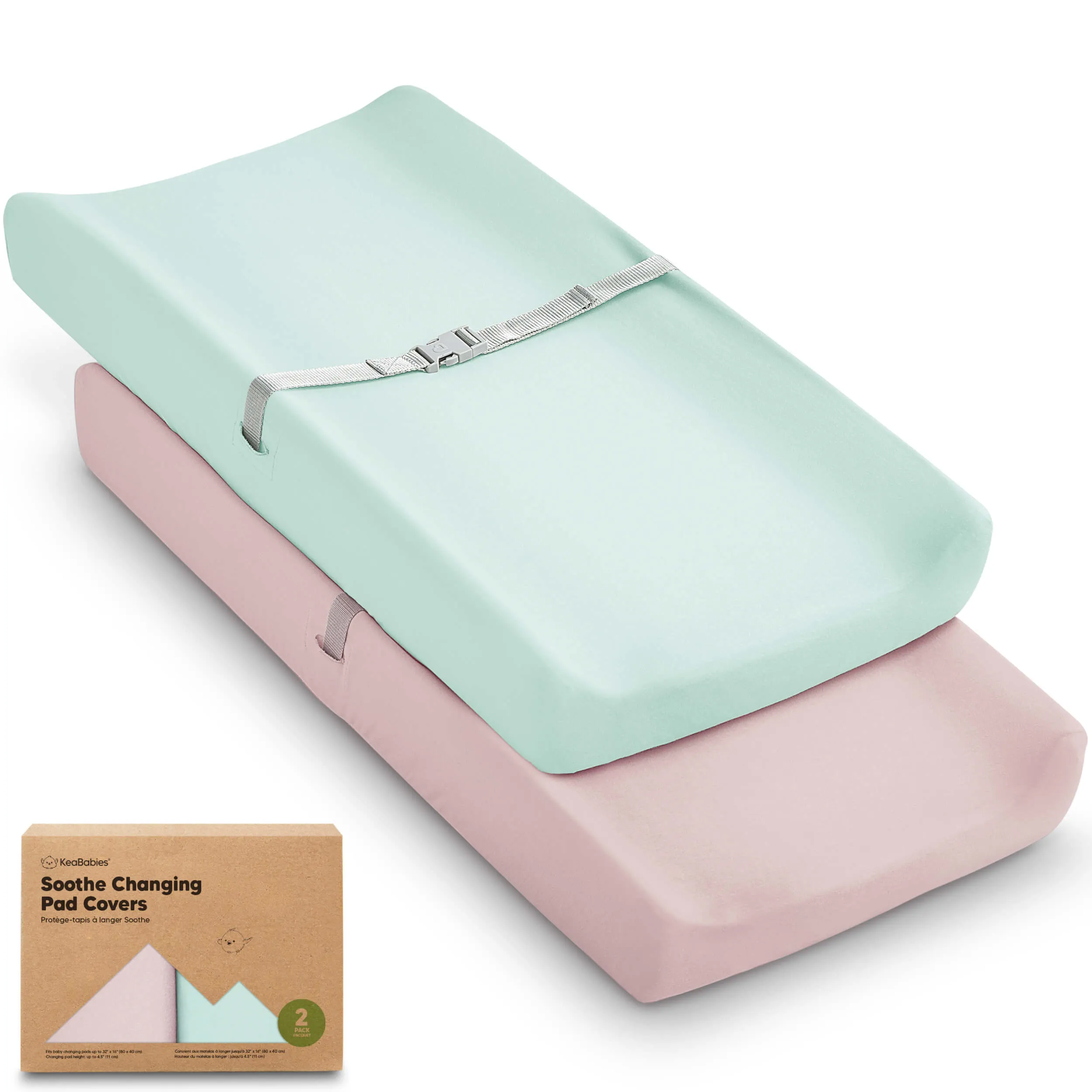 2-Pack Soothe Changing Pad Covers