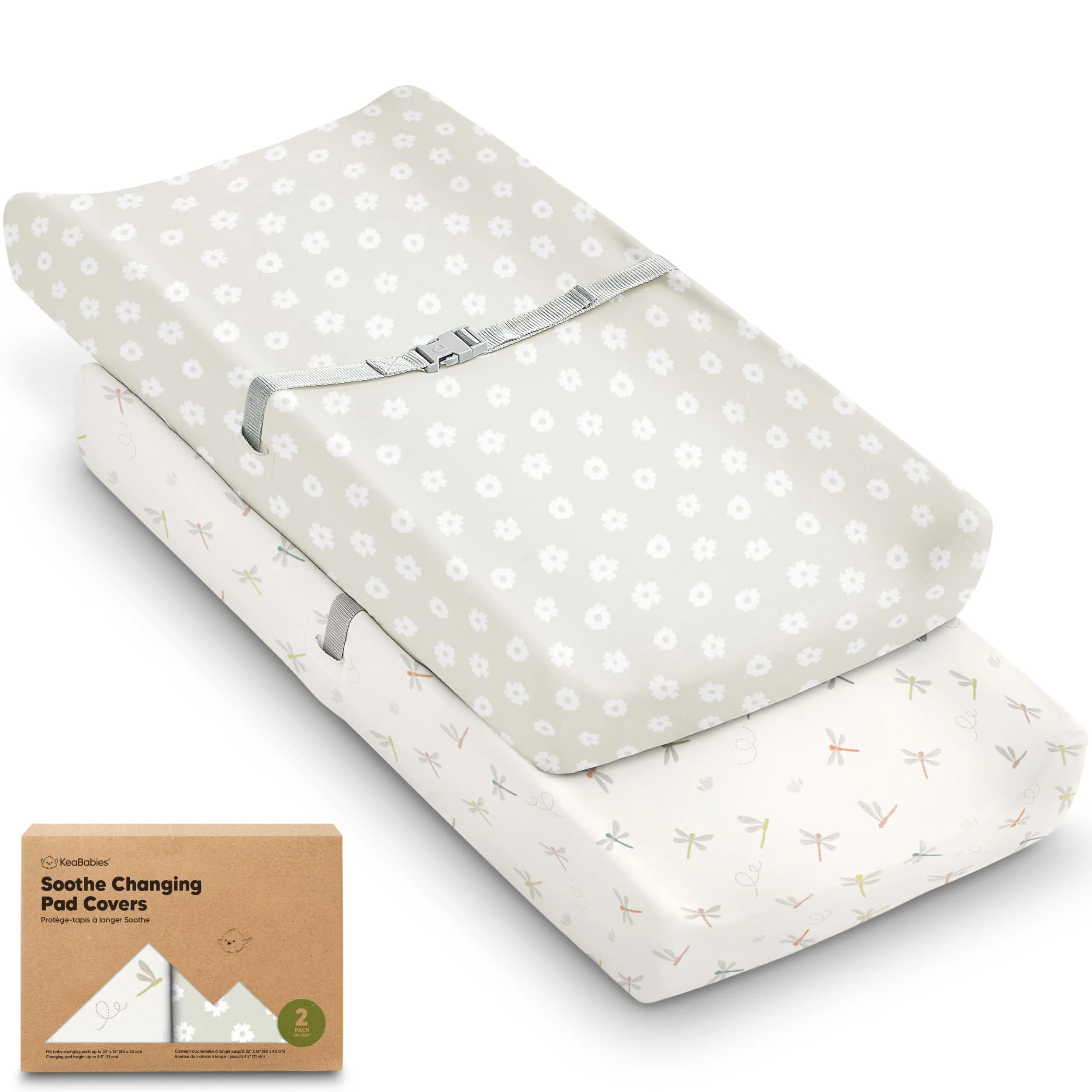 2-Pack Soothe Changing Pad Covers