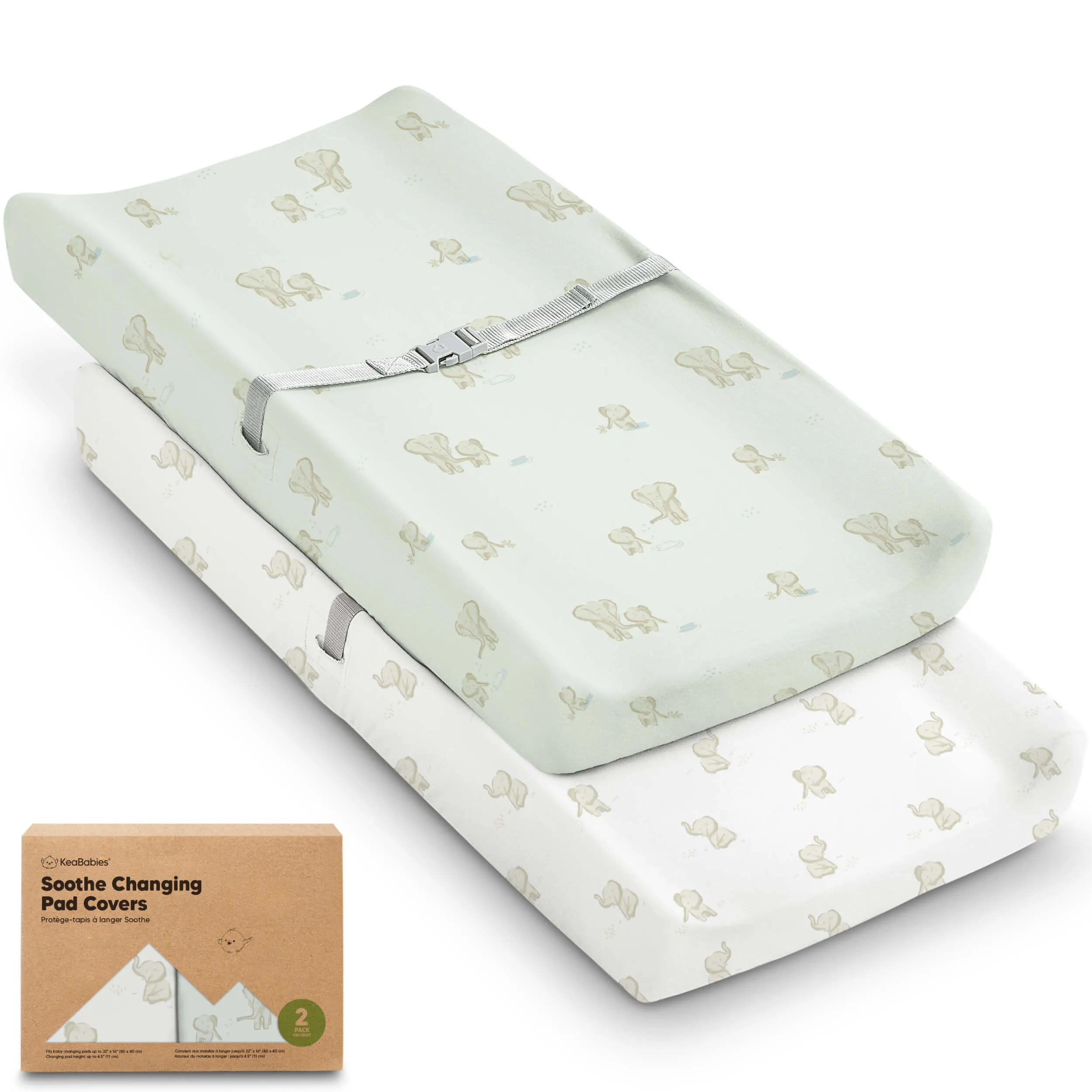 2-Pack Soothe Changing Pad Covers