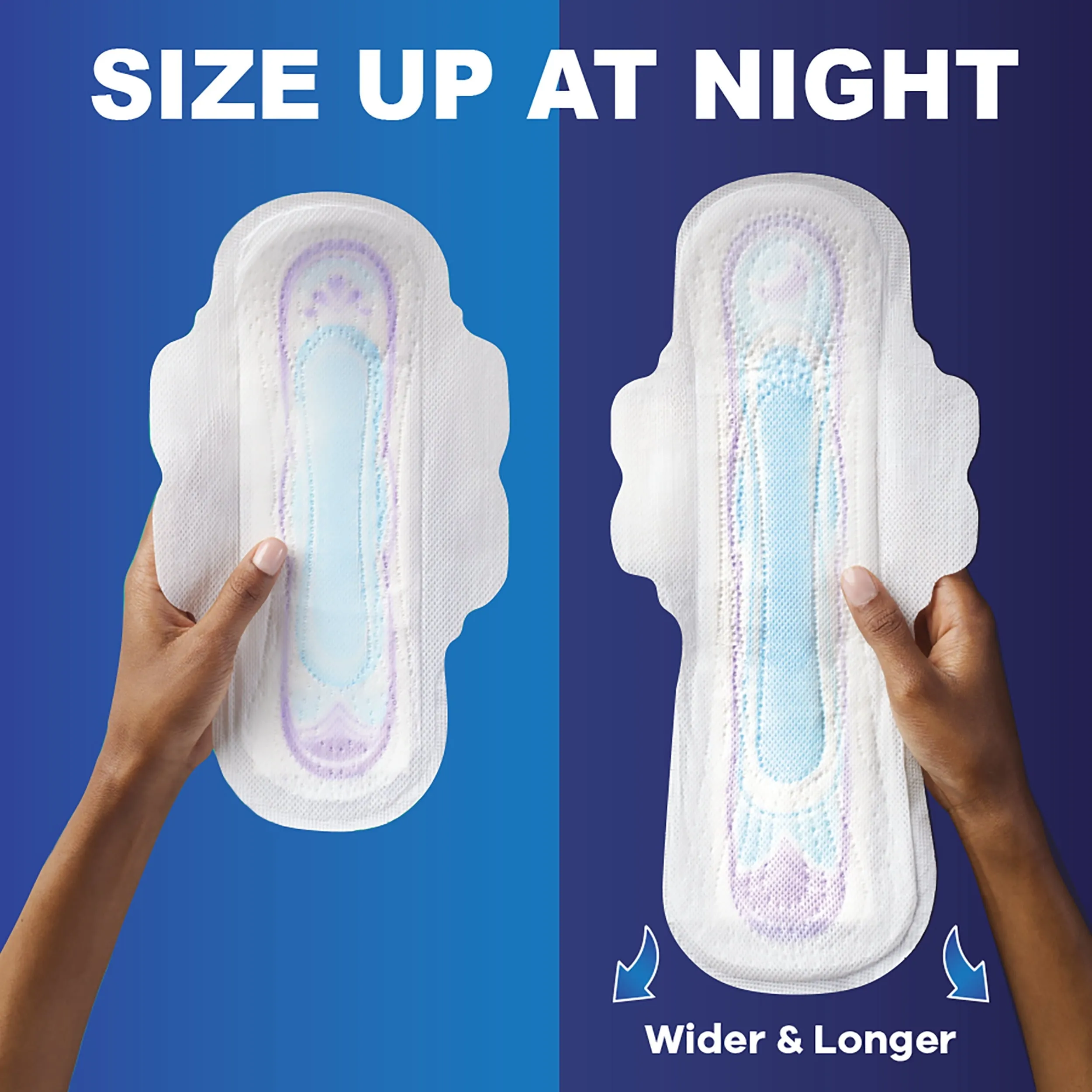 Always Ultra Thin Pads with Wings, Size 1, Regular Absorbency, 22 CT