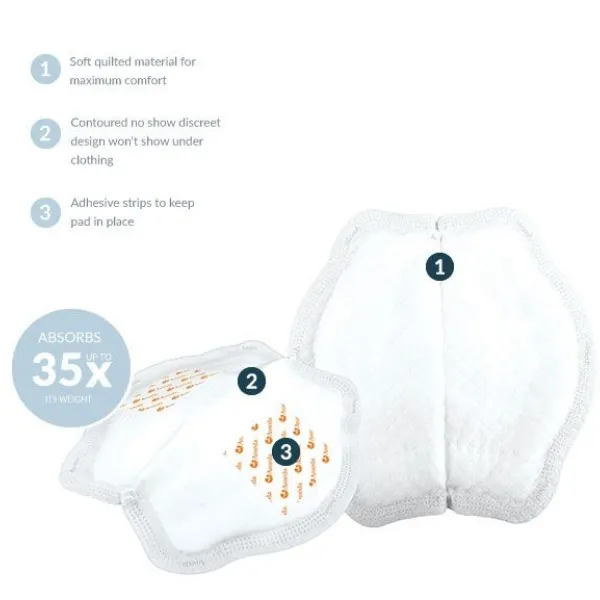 Ameda MoistureGuard Disposable Nursing Pads