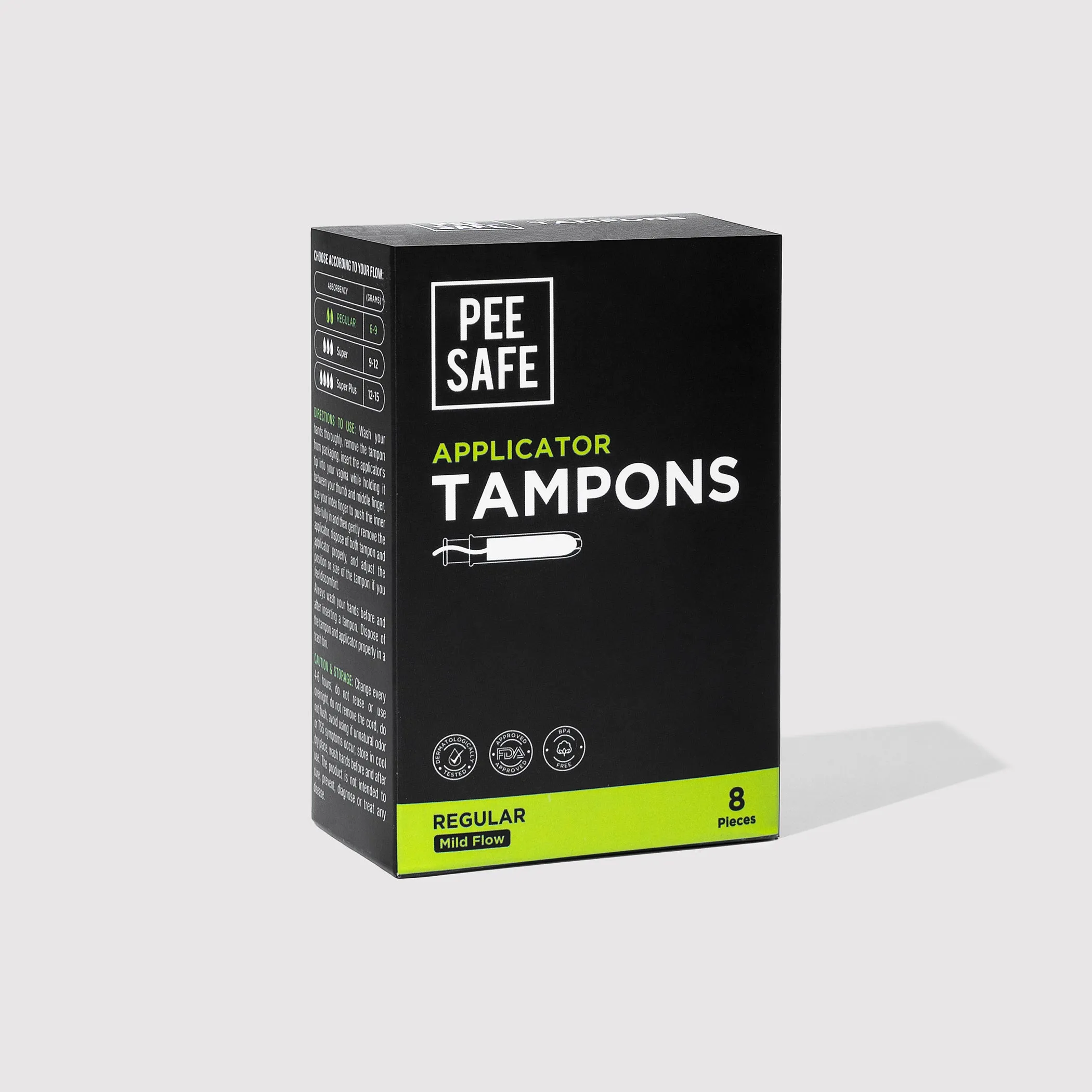 Applicator Tampons - Regular (8 Tampons) - BYOC