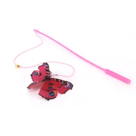 Basil Teaser with Butterfly & Bell Toy for Cats