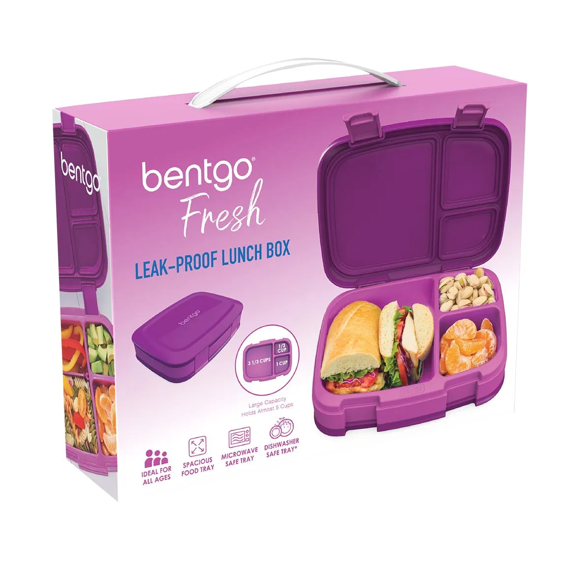 Bentgo Fresh Lunch Box - Purple