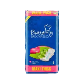 BUTTERFLY PADS MAXI THIXK XL 16PCS