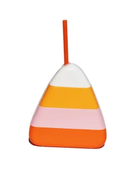 Candy Corn Sipper with Straw