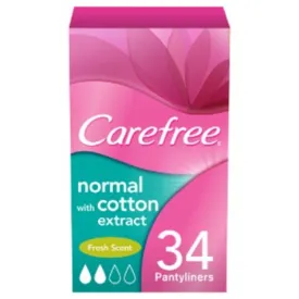 Carefree Breathable Fresh Sanitary Pads 34 PC