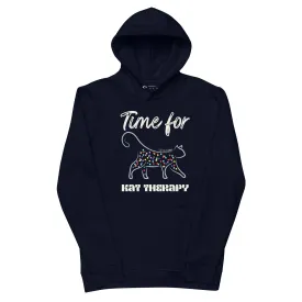 Cat Therapy, Unisex eco hoodie