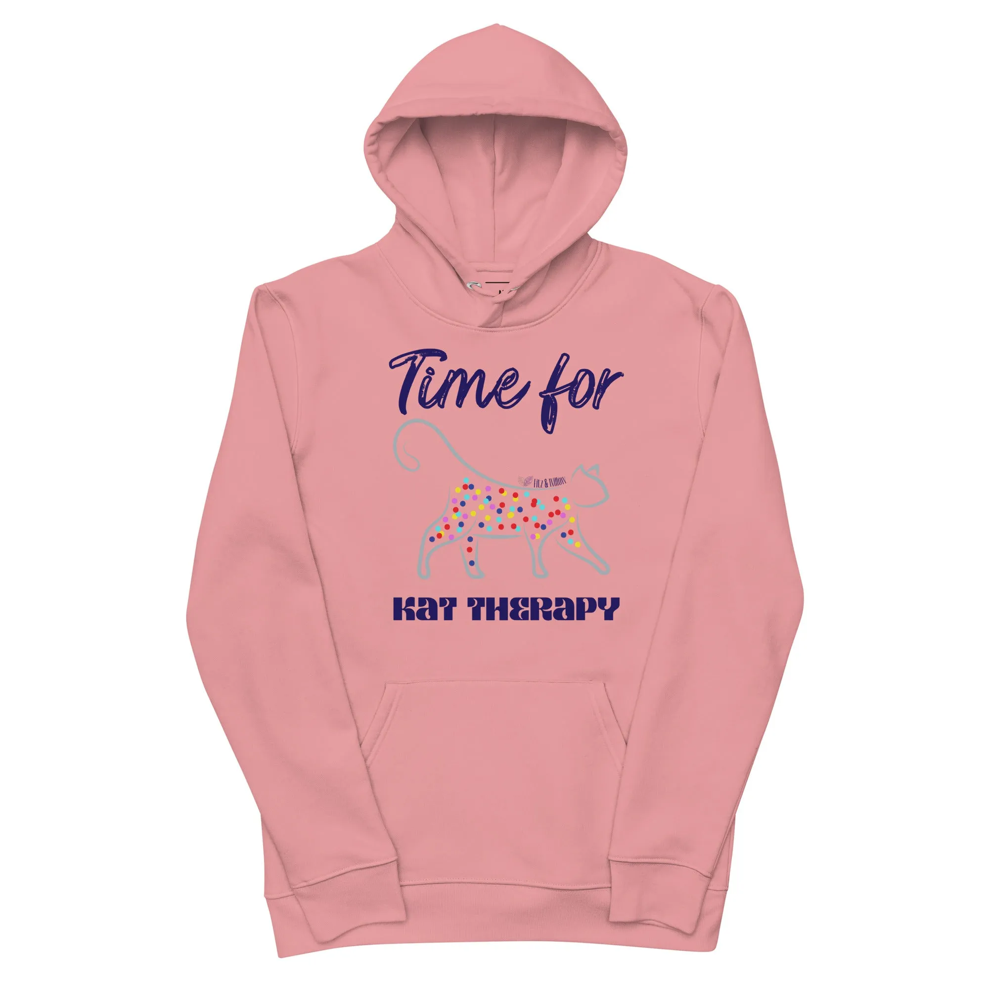 Cats Therapy, eco hoodie