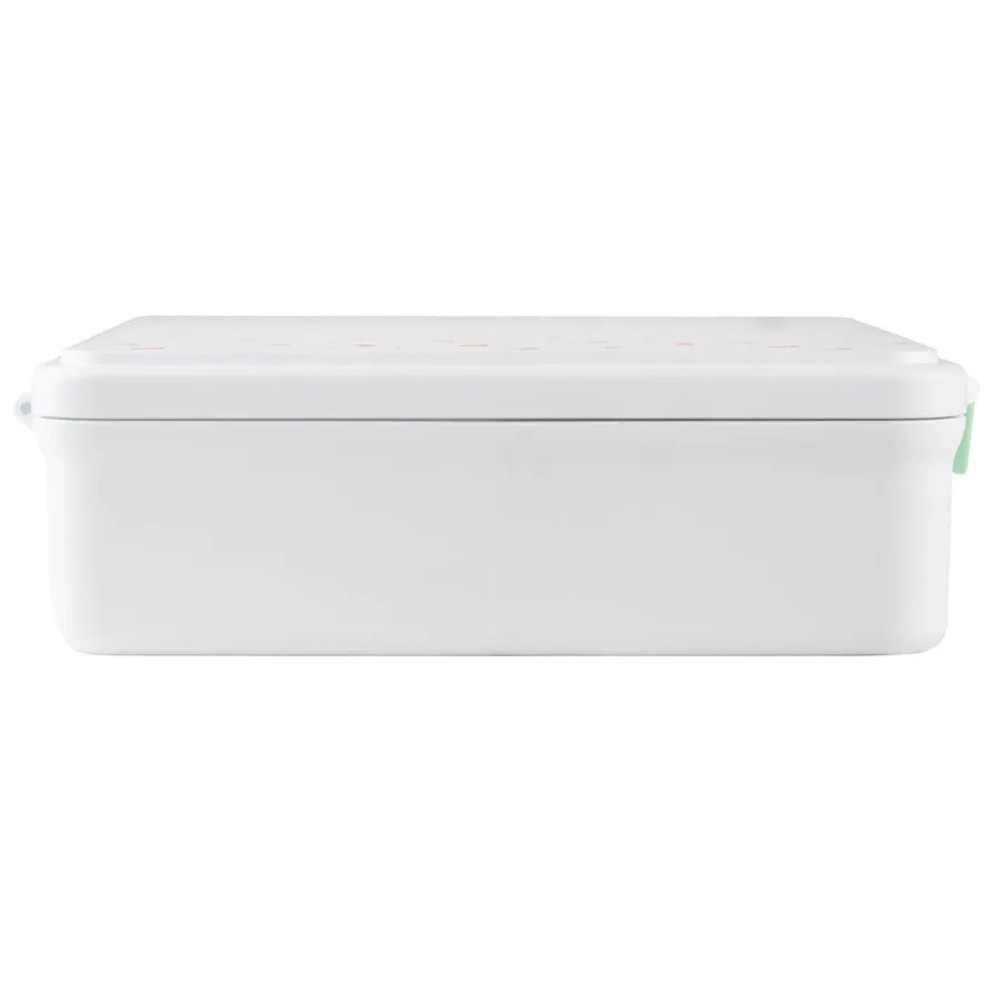 Citron Grand Lunchbox with Hot Food Jar - Dino - White