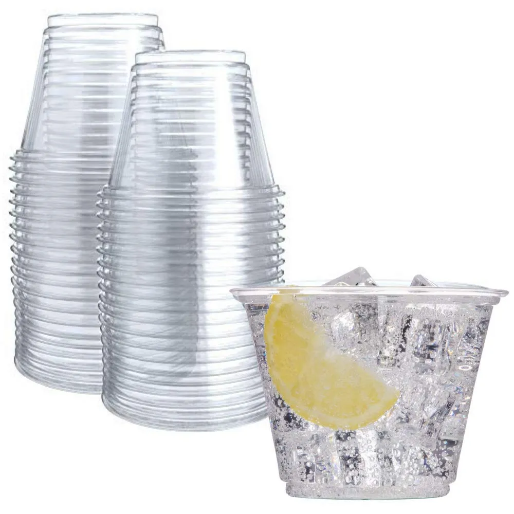 Clear Plastic Party Cups Disposable - Clear Disposable Plastic Cups - Pet Clear