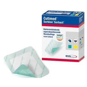 Cutimed Sorbion Sorbact Wound Dressing, 4" x 8"