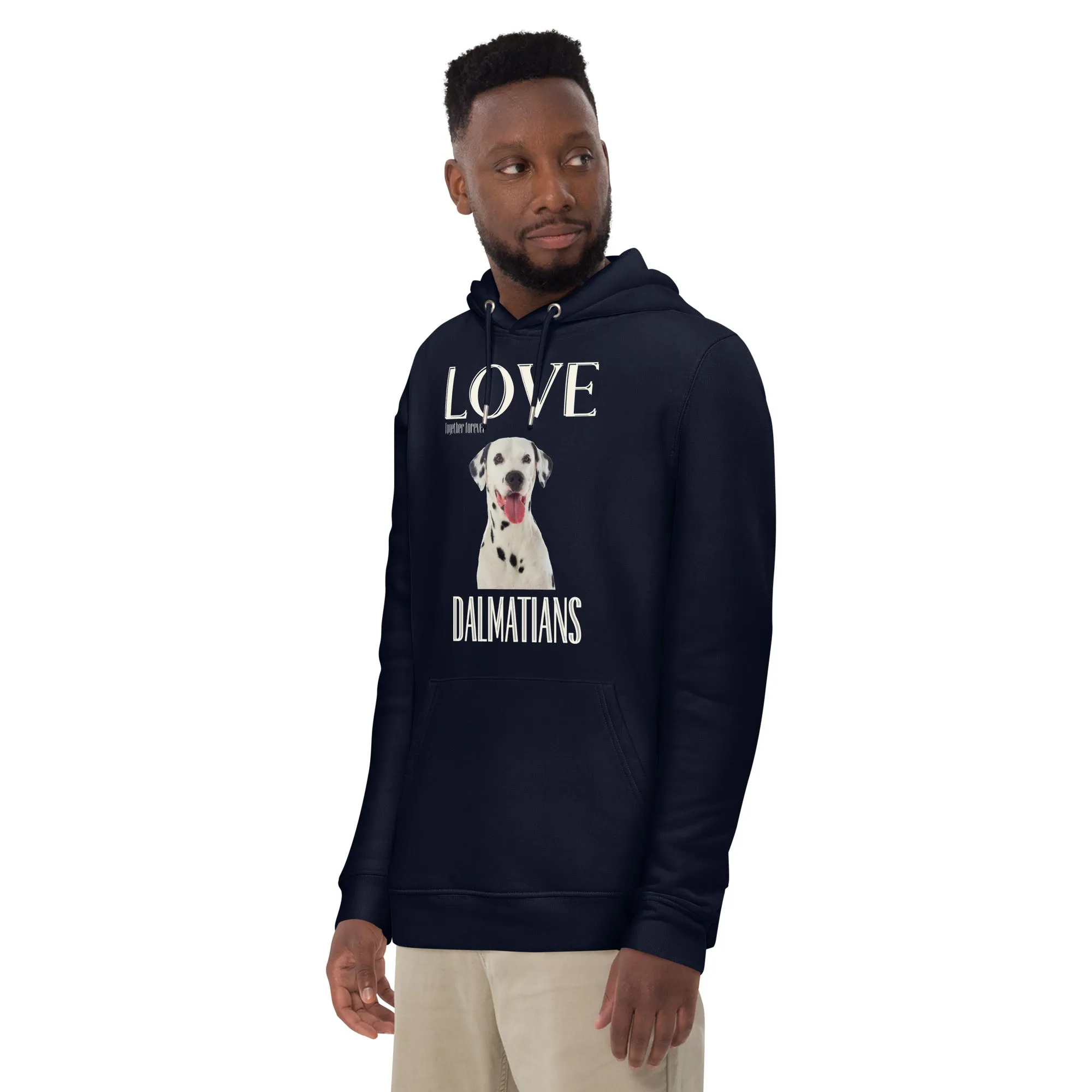 Dalmatians lovers eco hoodie