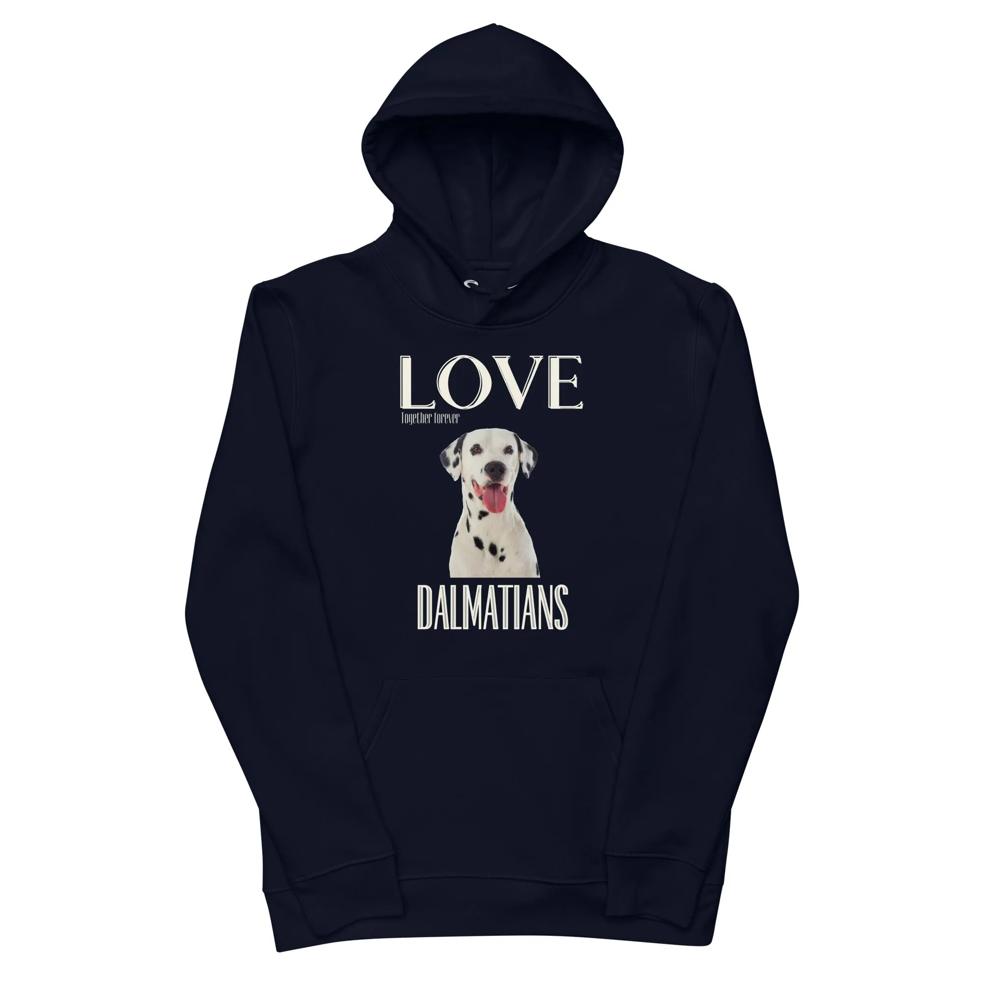 Dalmatians lovers eco hoodie