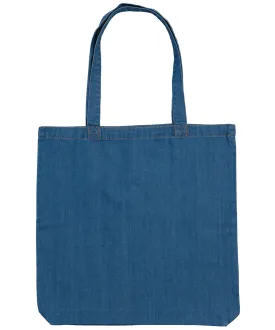 Denim Blue - Denim tote bag