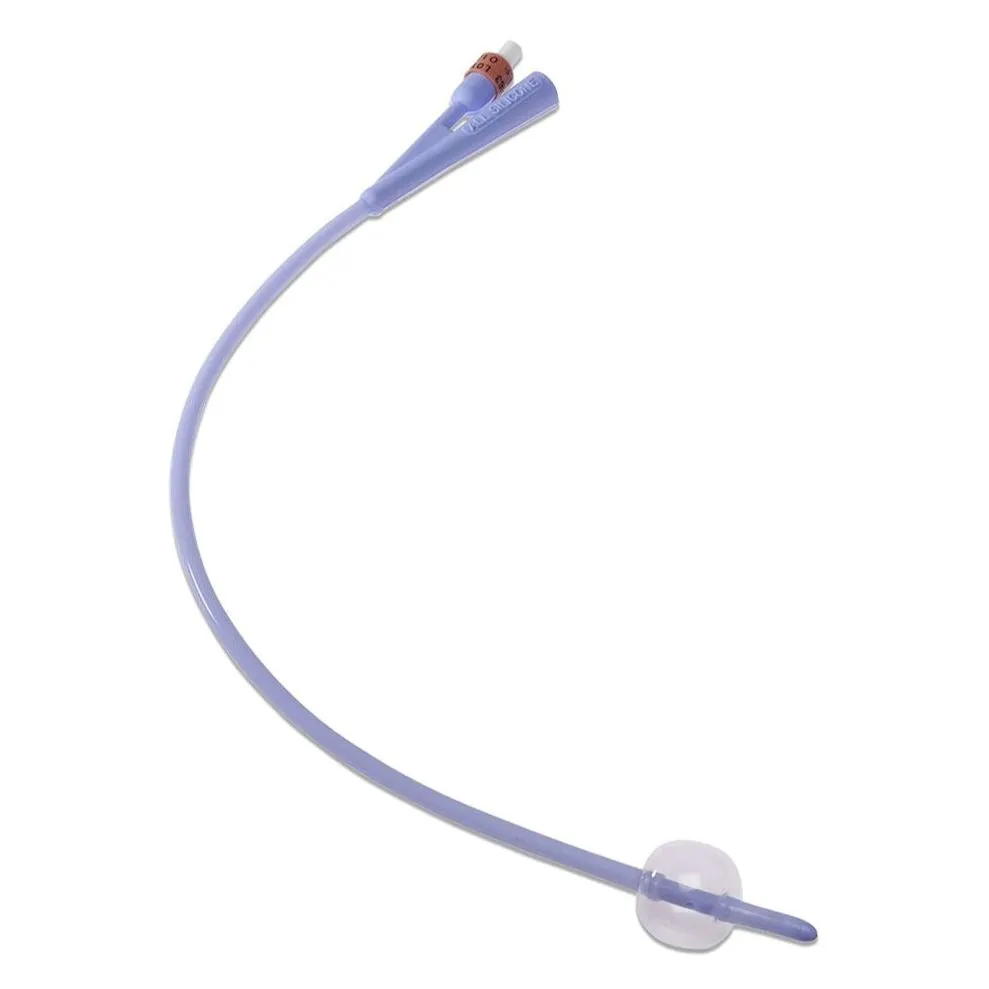 Dover™ 100% Silicone Foley Catheter, Coudé Tip, 30 mL, 2-Way