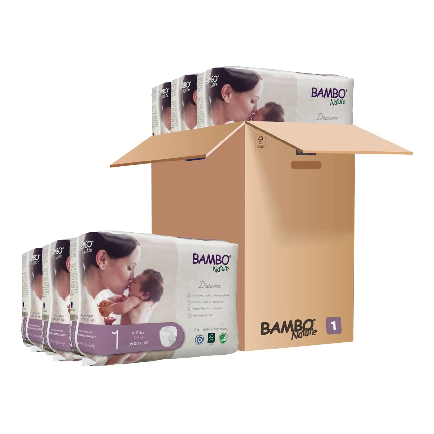 DREAM - Bambo Nature Dream Diapers