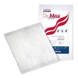 DryMax Extra Super Absorbent, 4" x 4"