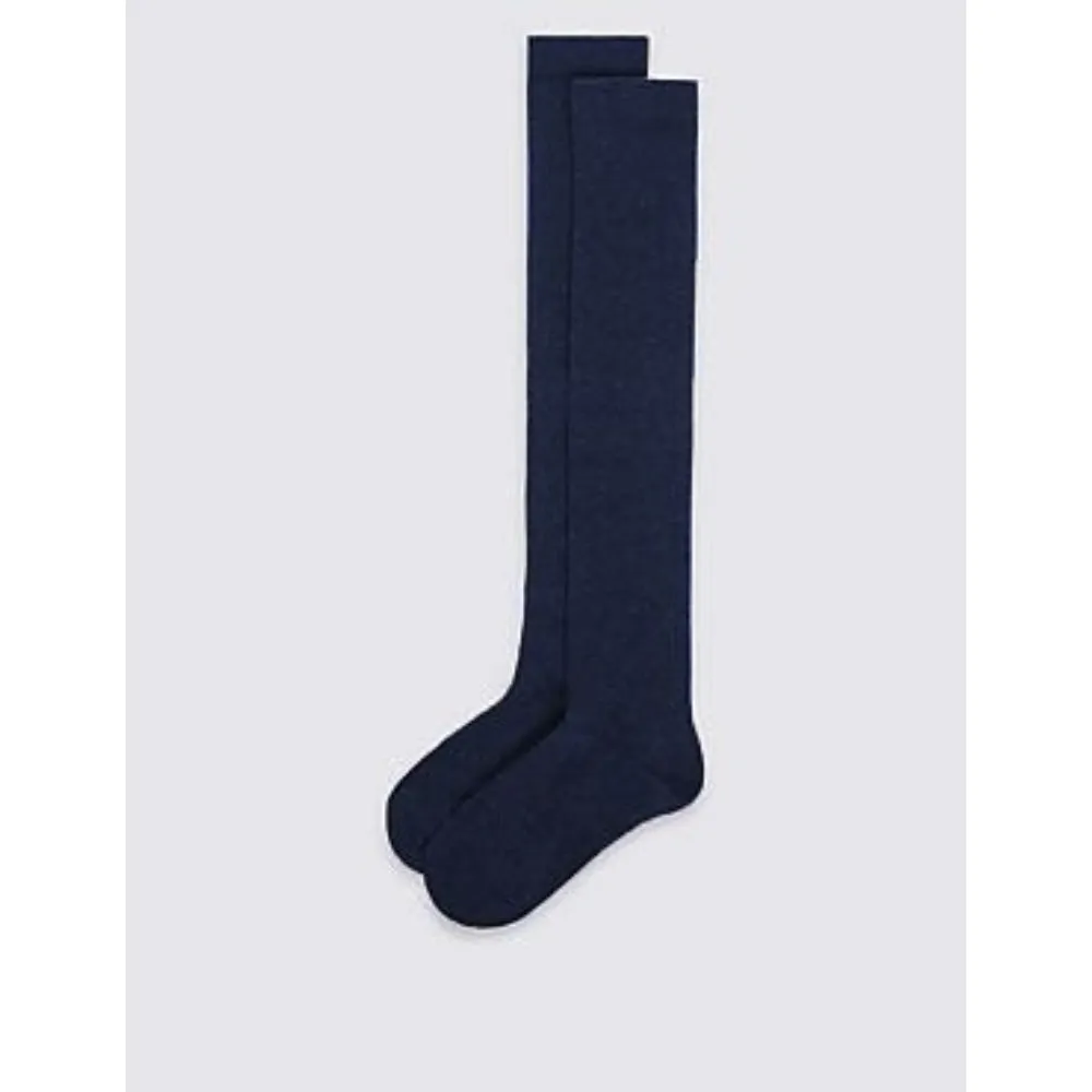 Eco Outfitters Organic Cotton Knee High Socks - Navy