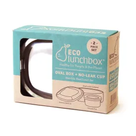 ECOlunchbox Oval   No-Leak Cup (2-piece set)