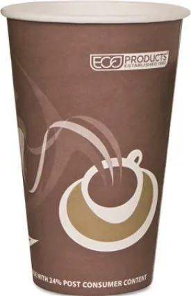 Evolution World 24% Pcf Hot Drink Cups Purple 16 Oz. 1000 Per Carton