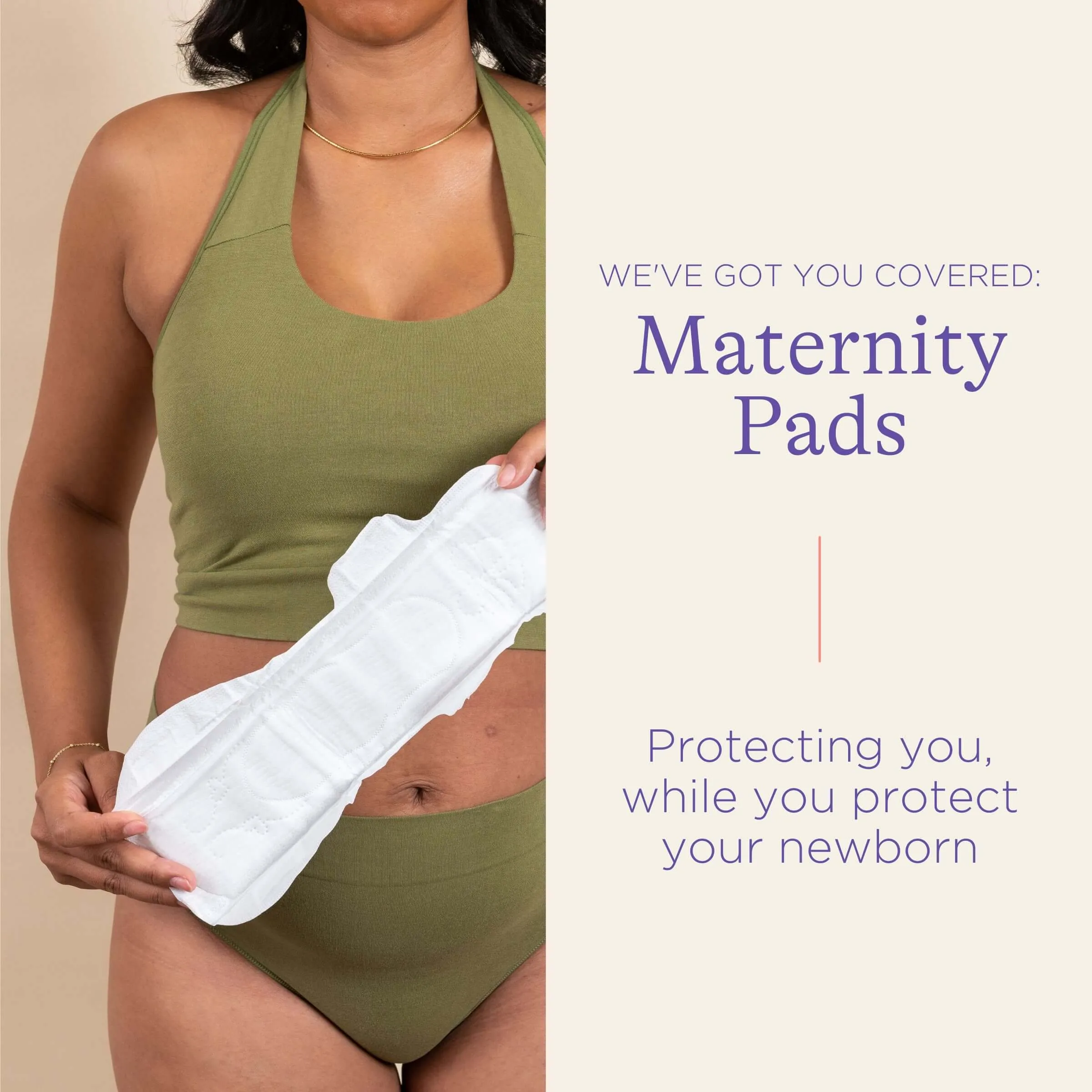 Extra Absorbent Maternity Pads: 0-2 weeks post-birth