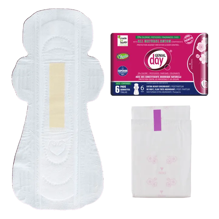 Extra Heavy Overnight/Postpartum Pads 8 packs