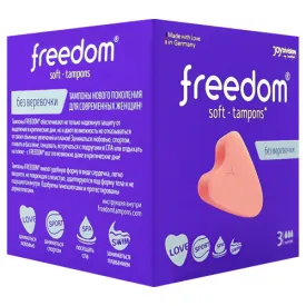 Freedom Soft-Tampons Normal Size - Comfort and Convenience, Box of 3