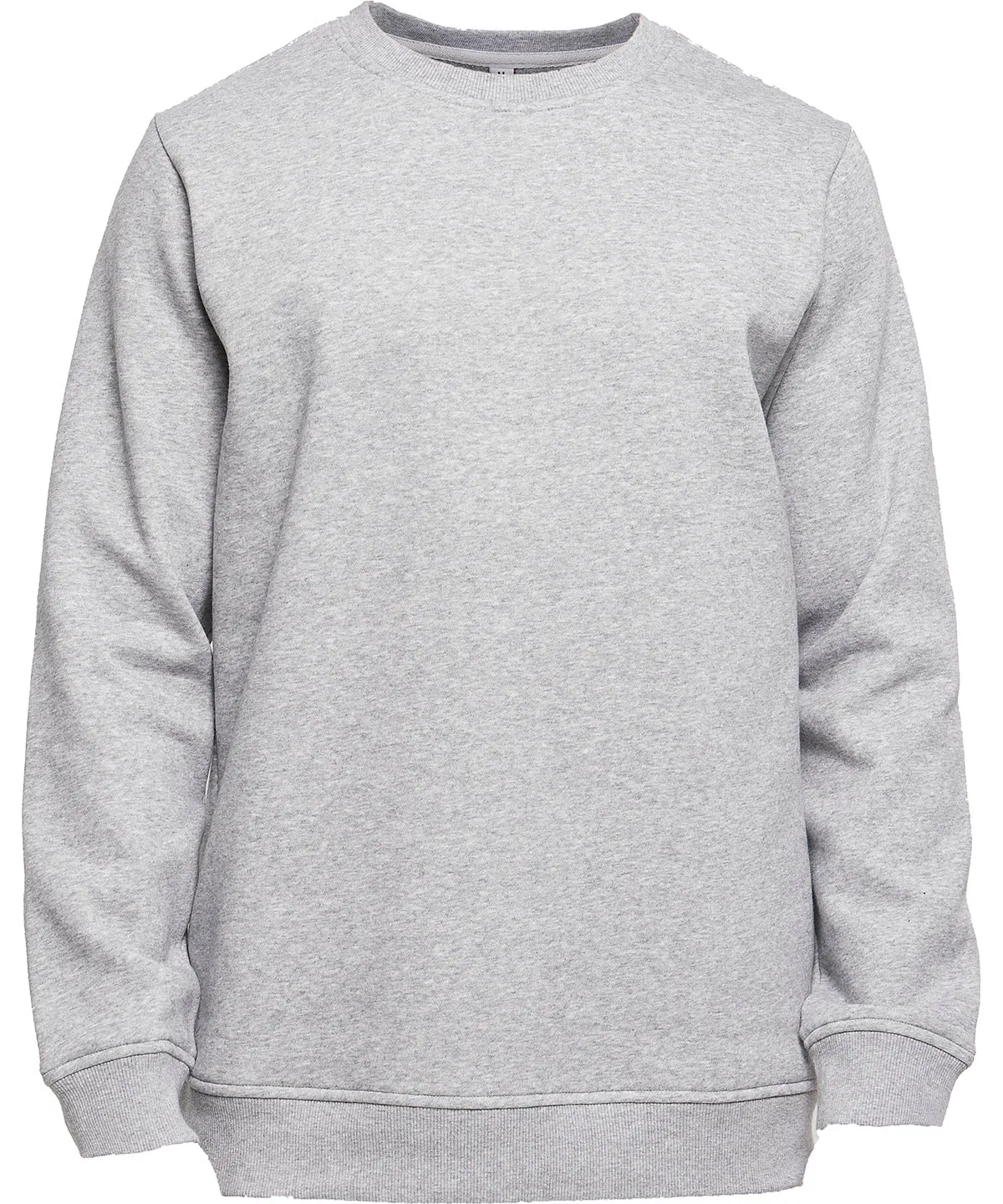 Heather Grey - Organic basic crew