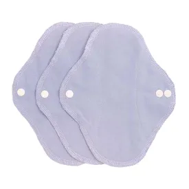 Imse Cotton Flannel Panty Liners 3 Pack - Denim Solid