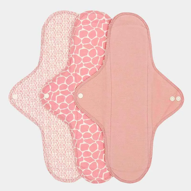 Imse Vimse Classic Cotton Flannel Night Pads 3 Pack