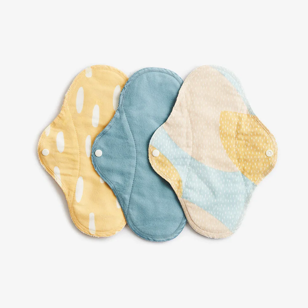 Imse Vimse Cotton Flannel Regular Pads 3 Pack