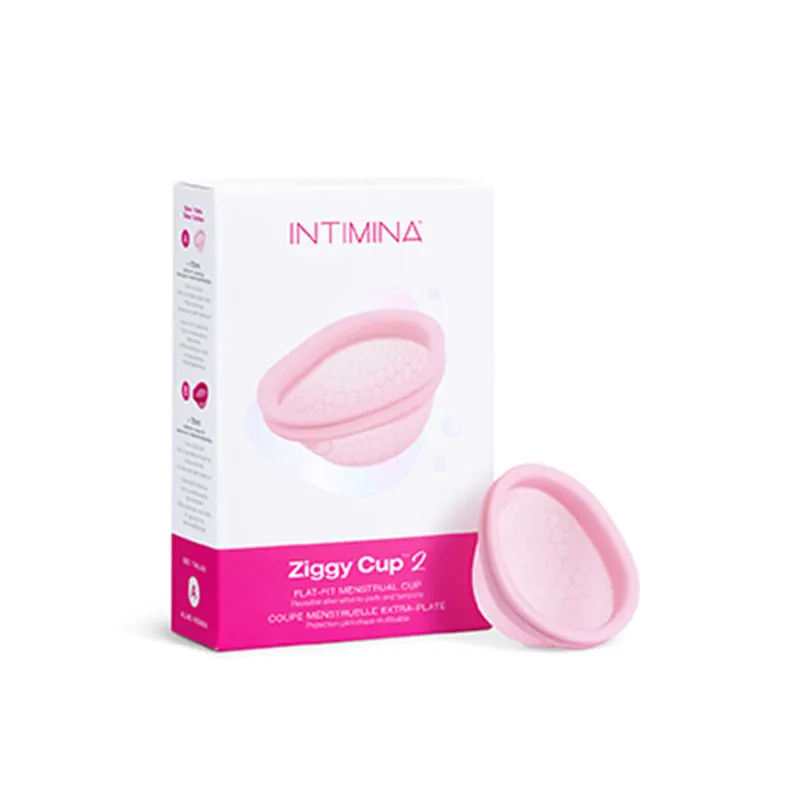 INTIMINA Ziggy Cup 2 Flat-Fit Menstrual Cup Size A