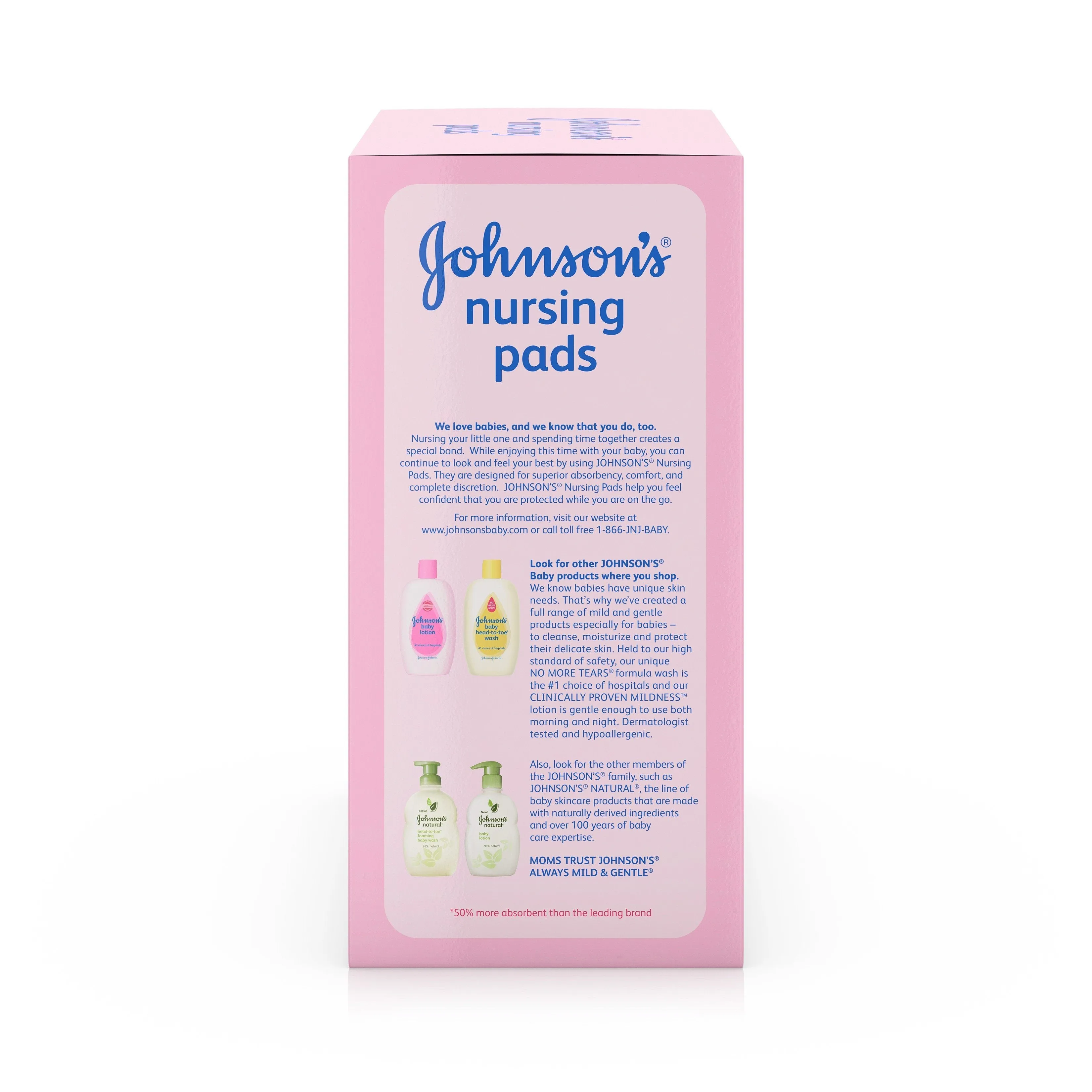 Johnson's Nursing Pads, 60 ct