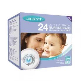 Lansinoh disposable nursing pads 24 pack (N)