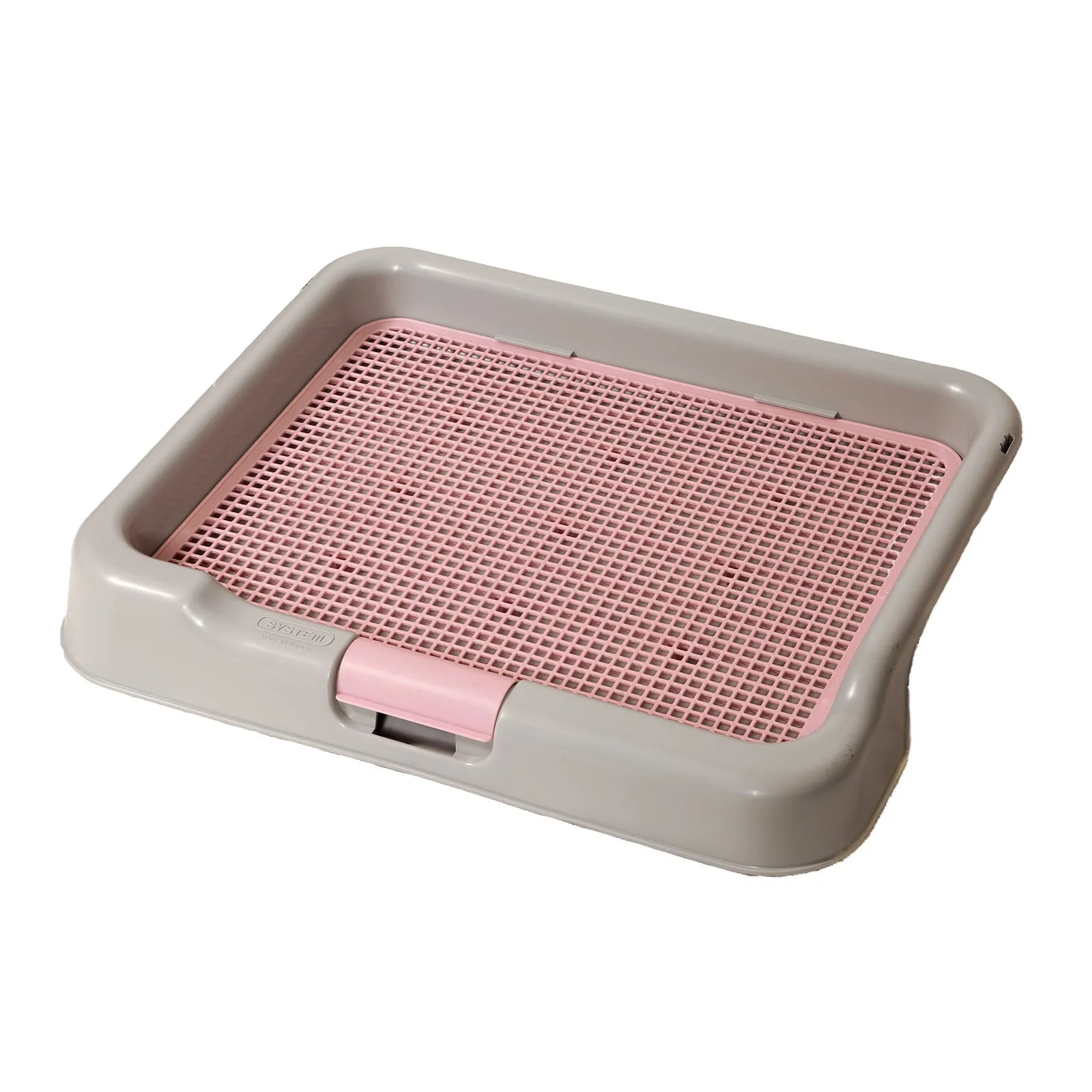 Leak-Proof Dog Pet Potty Tray, Non-Toxic, Grey - PS Korea