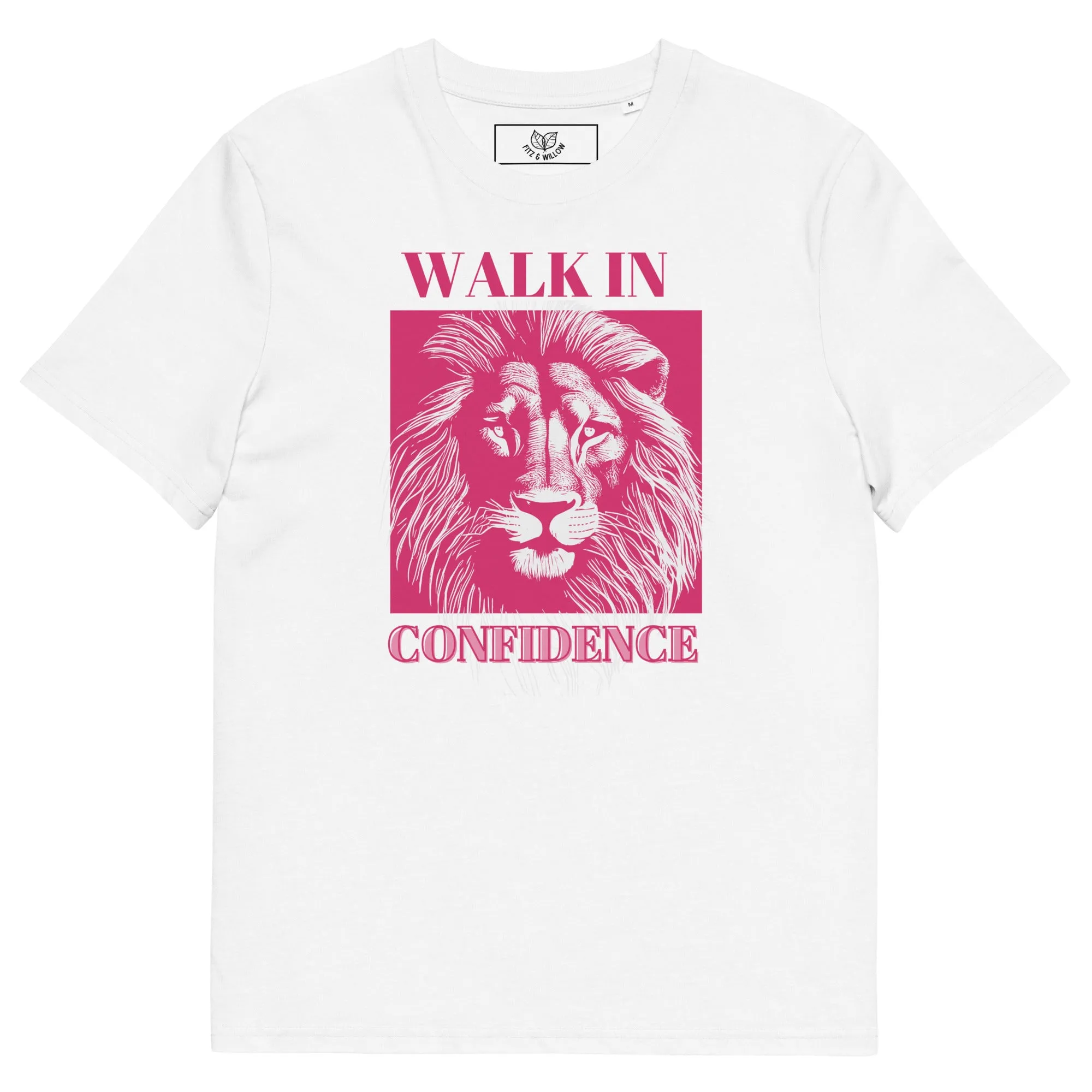 Lion Confidence, Unisex organic cotton t-shirt