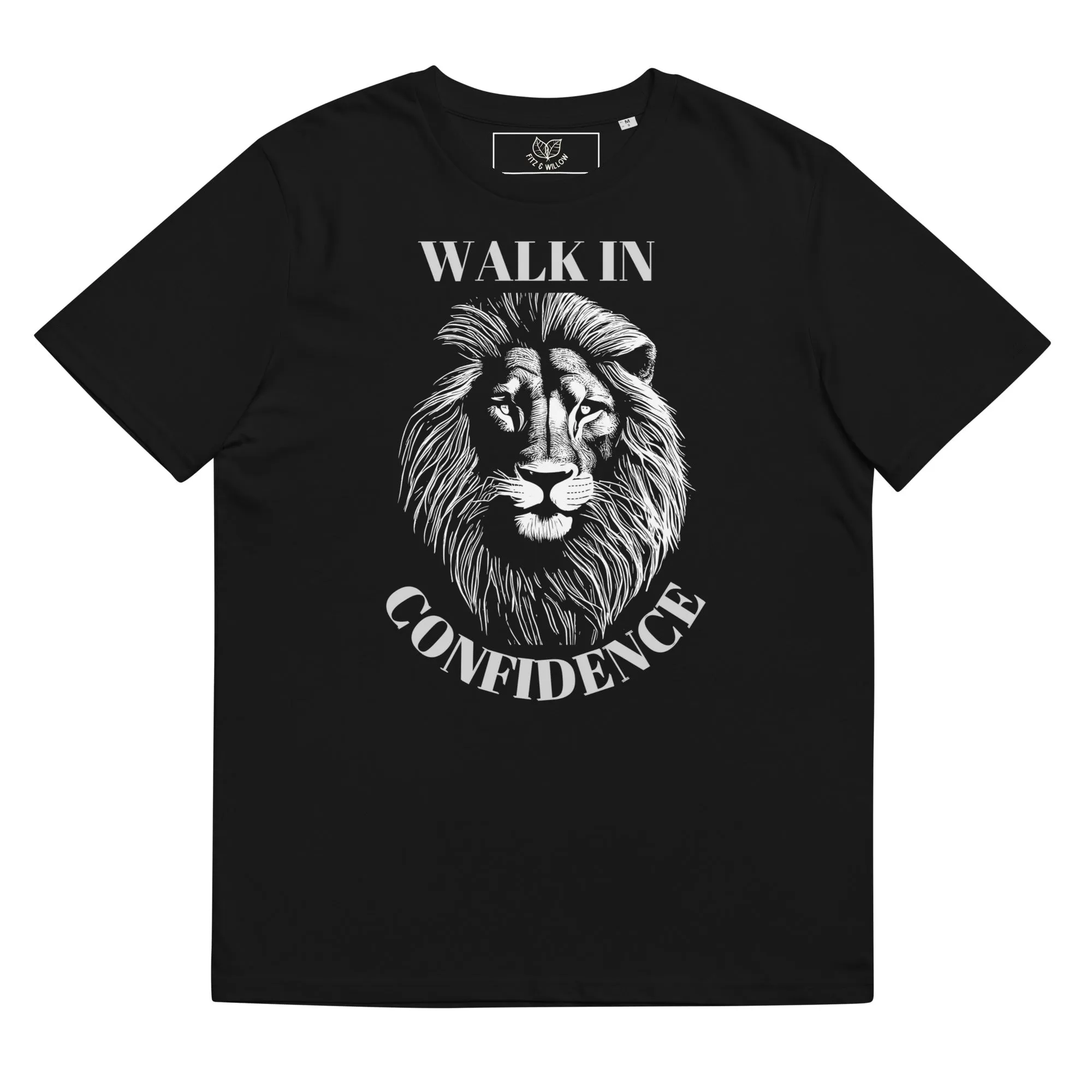 Lion Confidence, Unisex organic cotton t-shirt