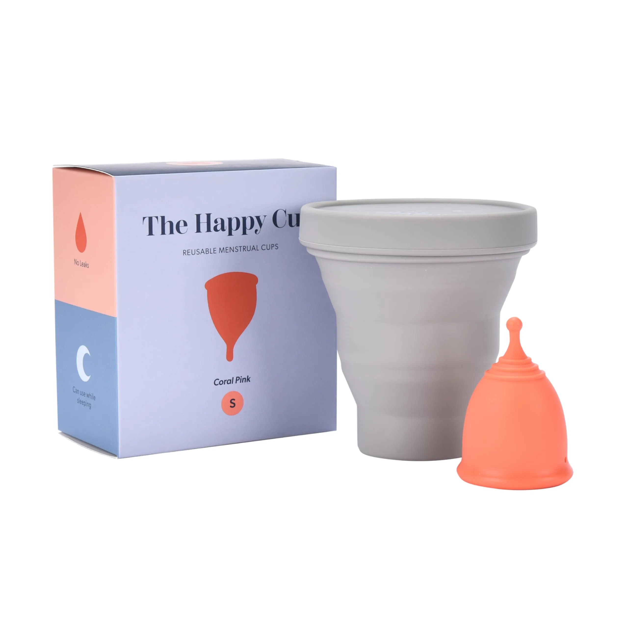 Menstrual Cup -Comfortable Silicone Cup - Leak-Free & Odor-Free Periods