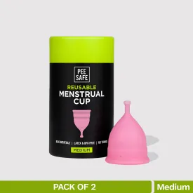 Menstrual Cups - Medium (Pack of 2)