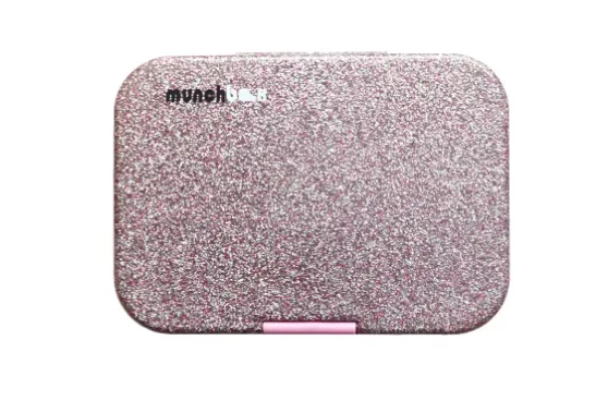 Munchbox - Maxi6 Bento Lunch Box - Sparkle Pink