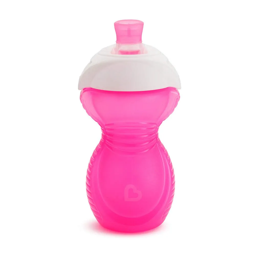 Munchkin 2-Pack Click Lock Bite-Proof Sippy Cups - Pink/Purple (9oz)