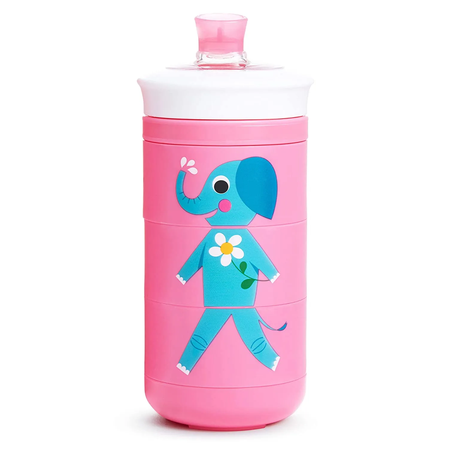 Munchkin Twisty Mix & Match Animals Bite Proof Sippy Cup, 9 Oz, Pink