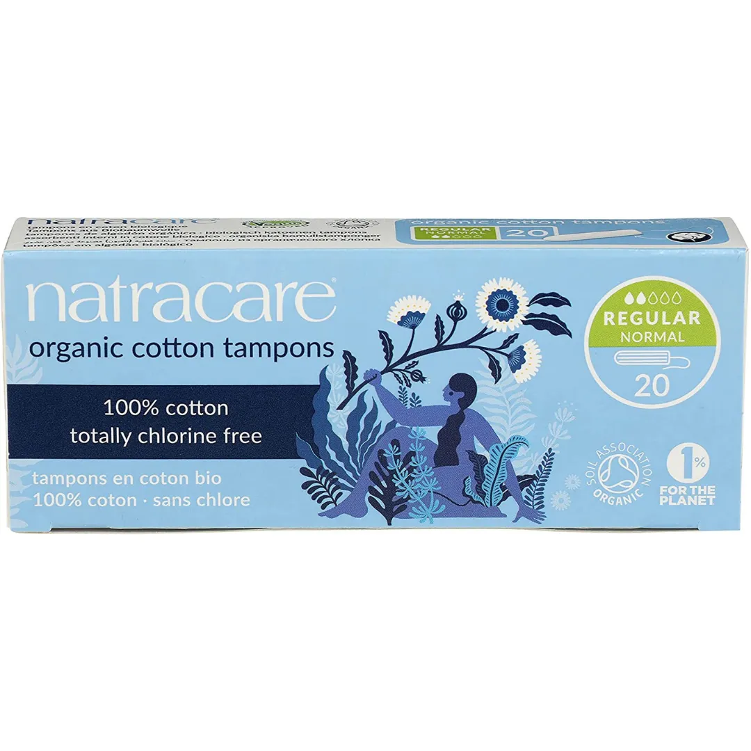 Natracare Digital Tampons Regular 100% Organic Cotton 20s