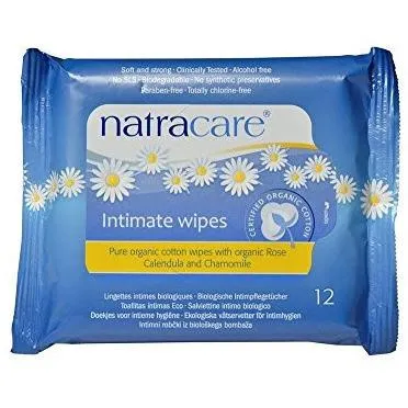 Natracare Feminine Intimate Wipes 12s