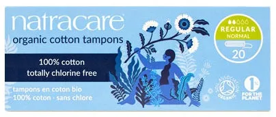 Natracare Organic Cotton Tampons Regular 20ct