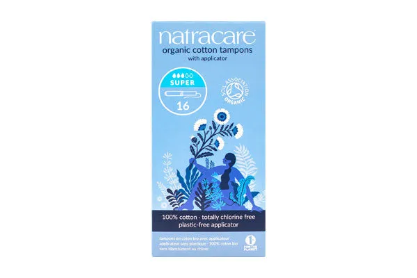 Natracare Organic Super Tampons 16 Tampons