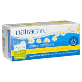 Natracare Organic Tampons: Regular with Applicator