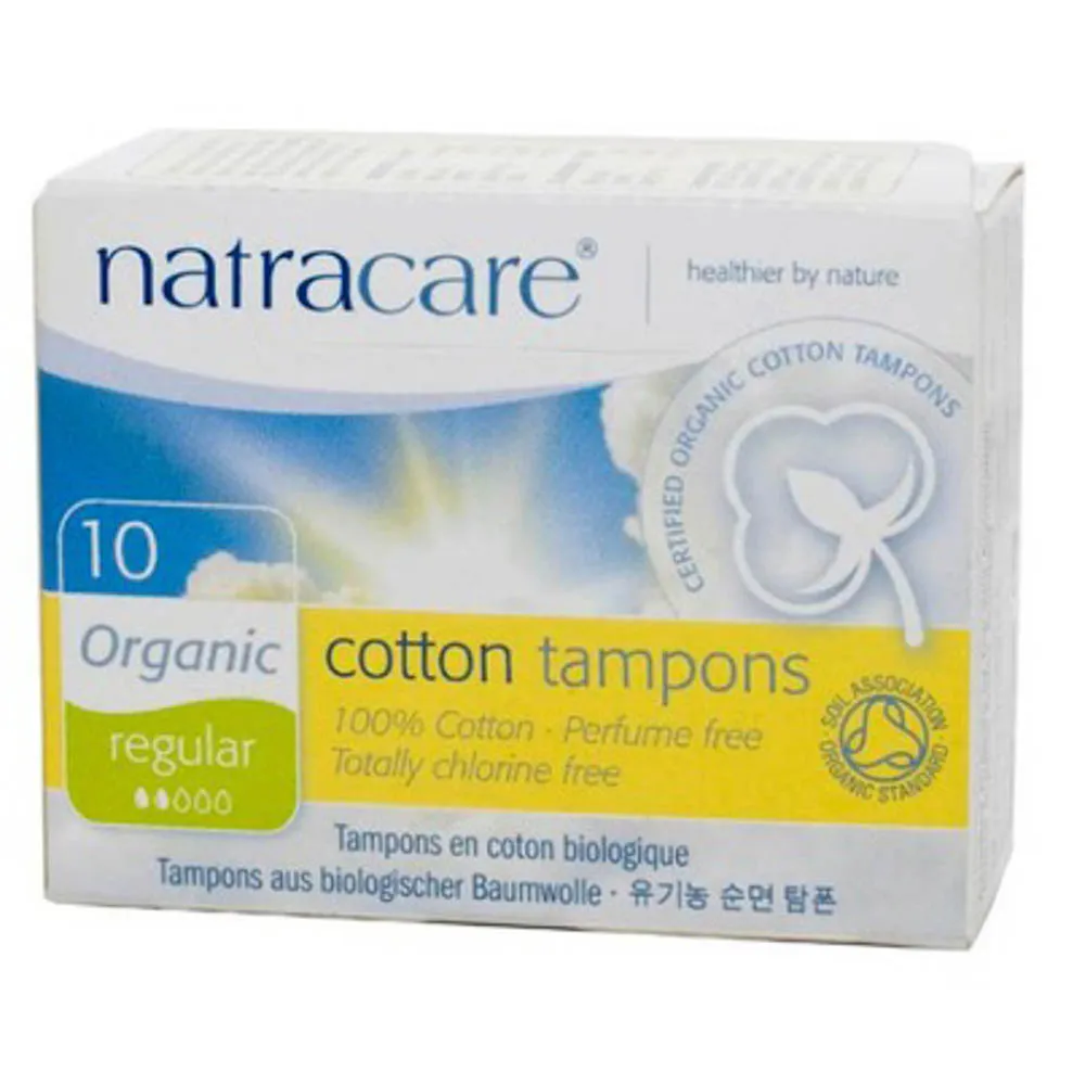 Natracare Regular Tampons - No Applicator (10 Count)