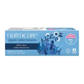 Natracare Super Plus Non-Applicator Organic Cotton Tampons